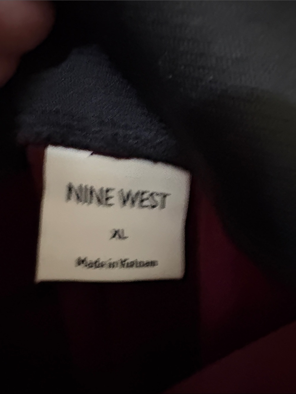 NWT Nine West Cropped Pull-On Pants in Deep Burgundy - Picture 7 of 12